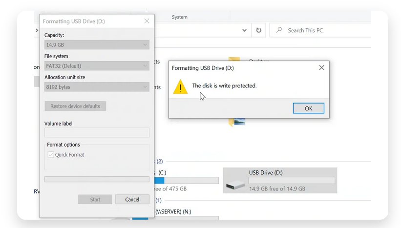 Key Features of Write Protected USB Drive